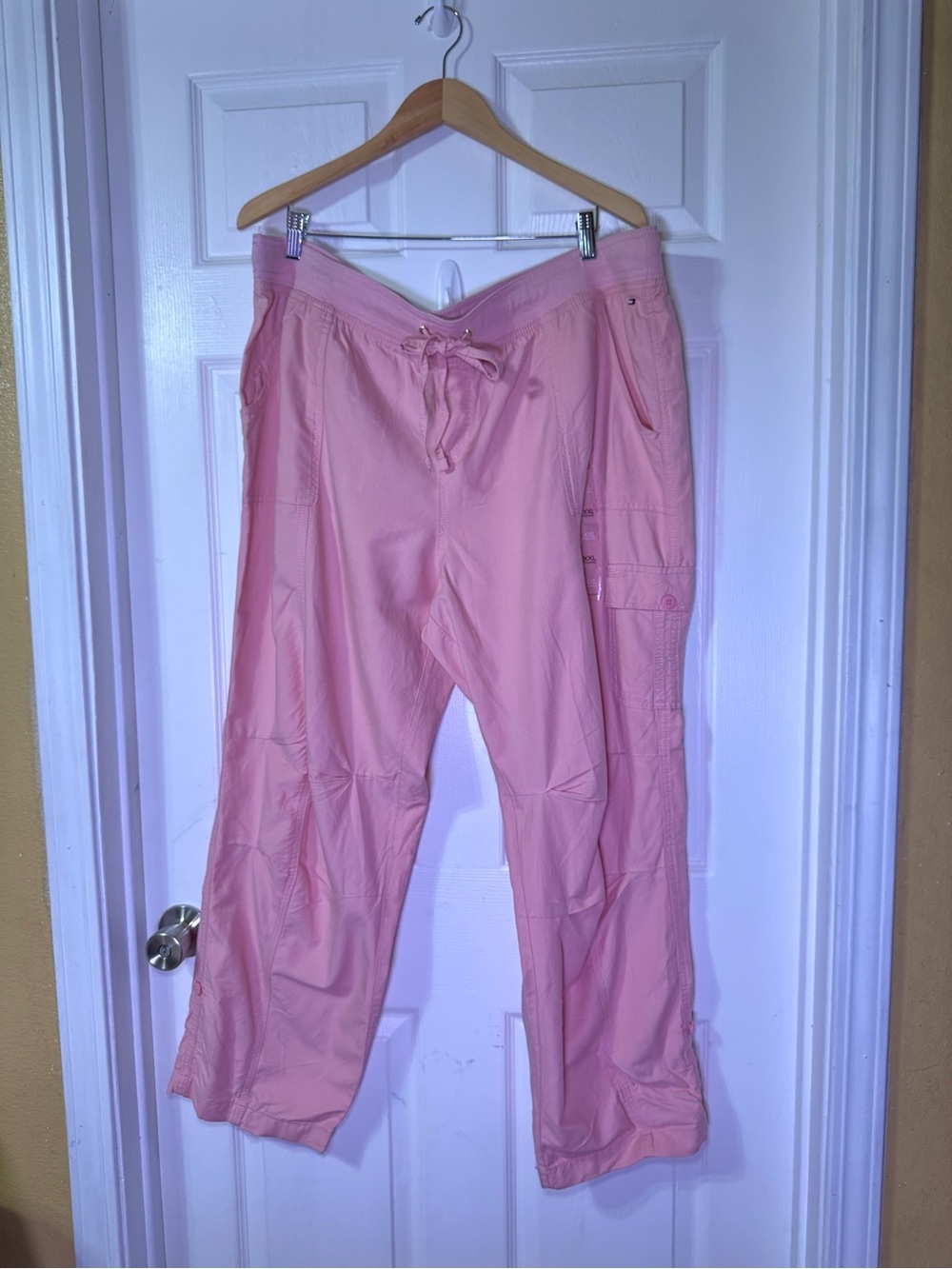 Tommy Hilfiger Pink Drawstring Jogger Pants